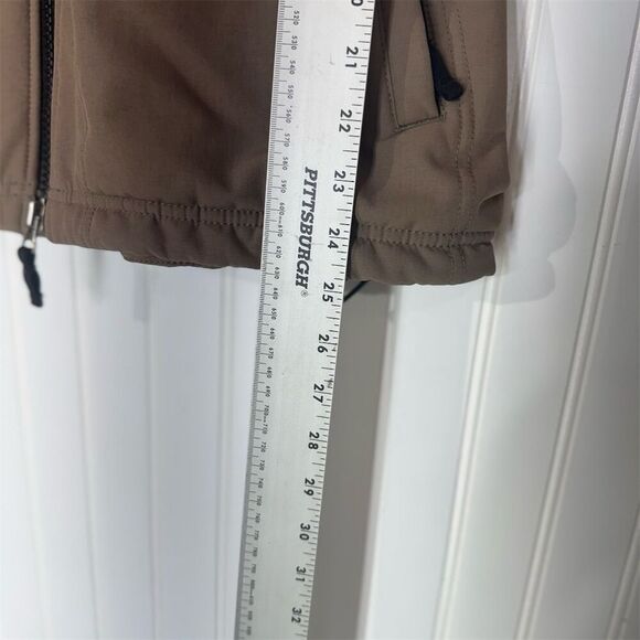 Carhartt Women’s Soft Shell Jacket M Brown Zip Up Workwear Outdoor WJ176 SBN - Picture 4 of 8